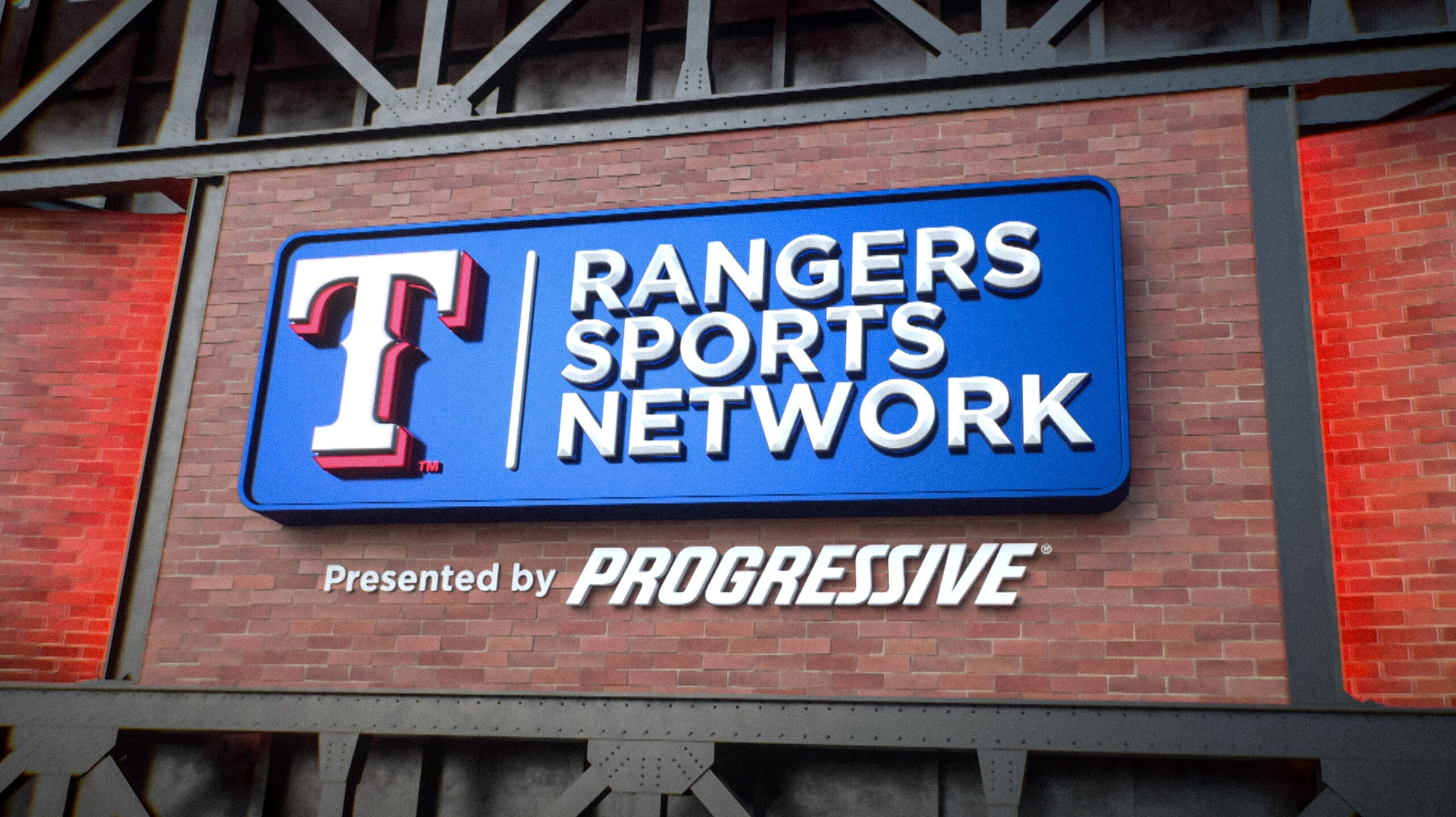 Texas Rangers, Rangers Sports Network logo design, broadcast graphics, sports network design. MLB creative direction by Evan Denworth. Rangers Sports Network brand visual identity and broadcast graphics package — designed by Evan Denworth, Texas Rangers Art Director
