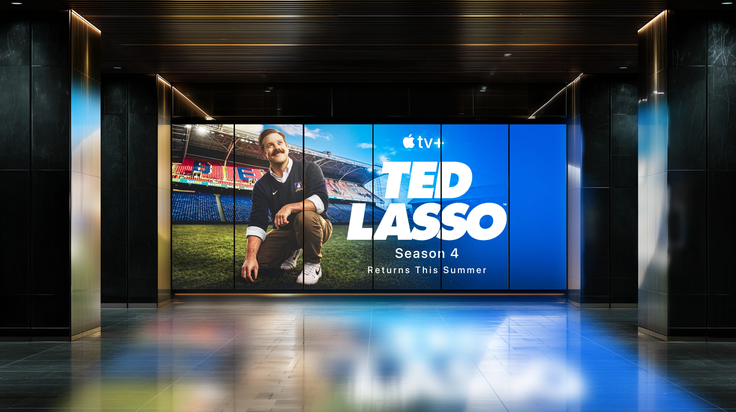 Ted Lasso Season 4 key art concept exploration — creative design by Evan Denworth