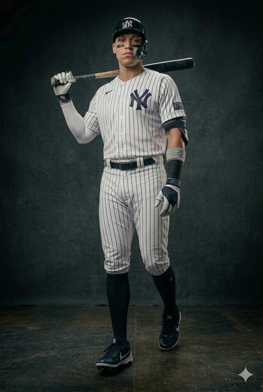 2026 Opening Day Baseball Poster Graphic featuring Fernando Tatis Jr. of the San Diego Padres, Shohei Ohtani of the Los Angeles Dodgers, and Aaron Judge of the New York Yankees. MLB Opening Day. MLB Network.
